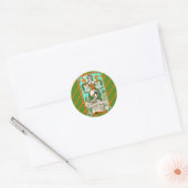 St. Patrick's Day Stickers met Ierse Lass (Envelop)