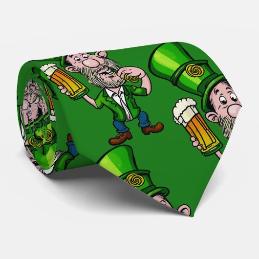St Patrick's Day Stropdas (Opgerold)