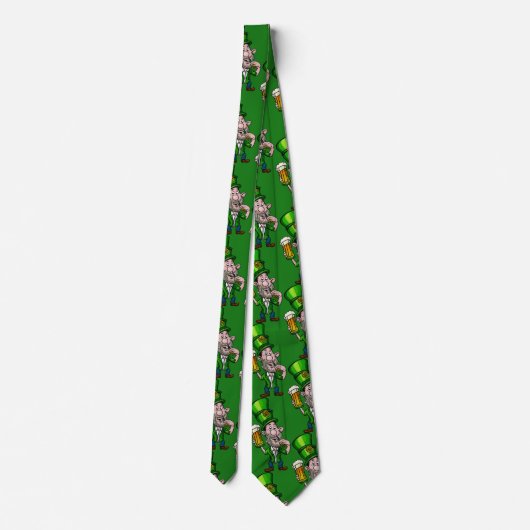 St Patrick's Day Stropdas (Achterkant)