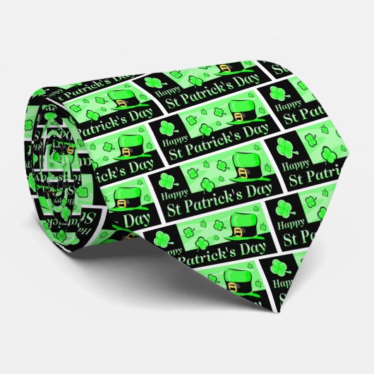 St. Patrick's Day Stropdas (Opgerold)