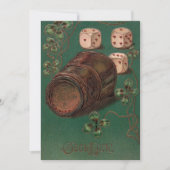 St. Patrick's Day, succes Ierse dobbelstenen Kaart (Voorkant)