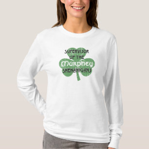 St. Patrick's Day Supervisor van de Shenanigans T-shirt