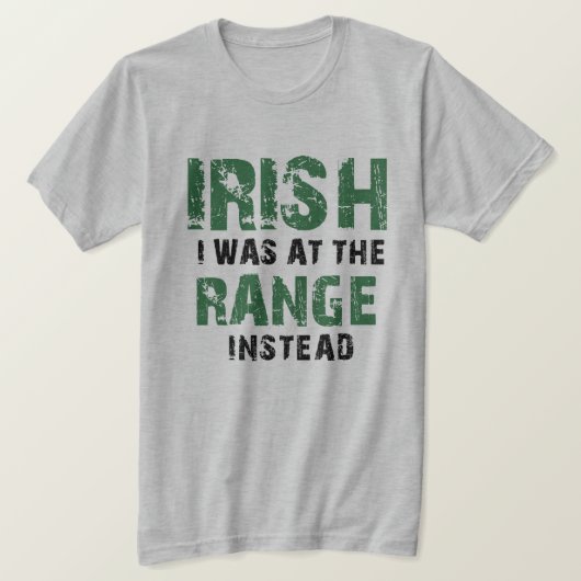 St. Patrick's Day Thema Pistool liefhebbers Shirt (Design voorkant)