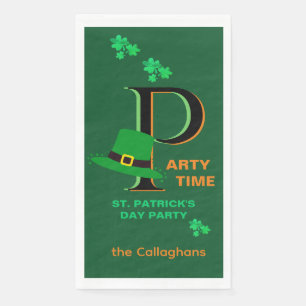 St. Patrick's Day Tijd om te vieren Servet