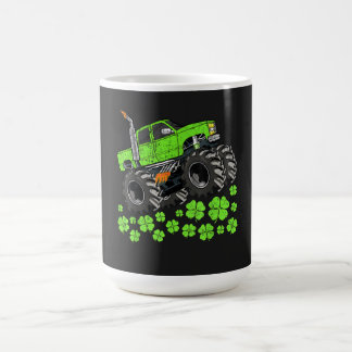 St Patricks Day Toddler Lucky Monster Truck Koffiemok