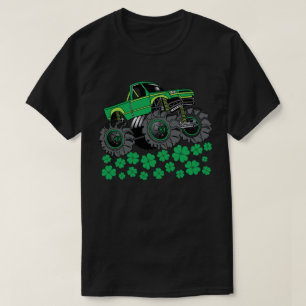 St Patricks Day Toddler Monster Truck Boys Gift T-shirt
