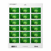St. Patrick's Day Top Hat & Coins - Aanpassen Etiket (Full Sheet)