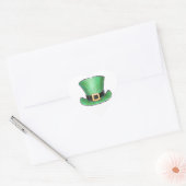St Patrick's Day Top hat Hart Sticker (Envelop)