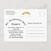 St. Patrick's Day  Tractor Save the Date Aankondigingskaart (Achterkant)