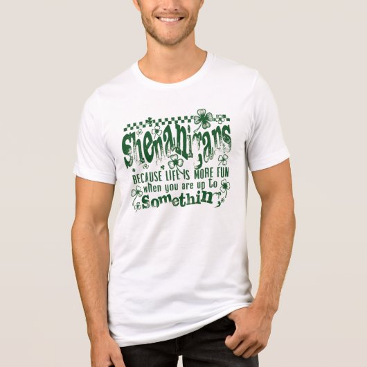 St. Patrick's Day Tri-Blend Shirt (Voorkant)