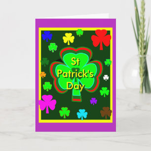 St Patrick's Day UCreate Sjabloon Paarse het MUSEU