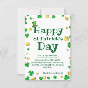 St. Patrick's Day Uitnodiging