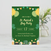 St Patricks Day uitnodiging (Staand voorkant)