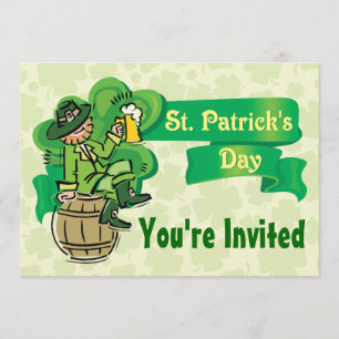 St. Patrick's Day Uitnodigingen! Kaart