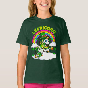 St Patricks Day Unicorn Lepricorn Irish T-shirt