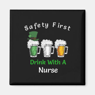 St Patricks Day - Veiligheid eerste Drink met een  Magneet
