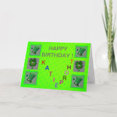 ST PATRICK'S DAY VERJAARDAG KAART (Voorkant)