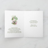 St. Patrick's Day Verjaardag Rozen Celtic Cross Kaart (Binnen)