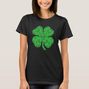 St Patricks Day Video Game Controller Shamrock T-shirt