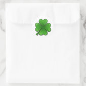 St. Patrick's Day - Vier bladklaver Ronde Sticker (Tas)