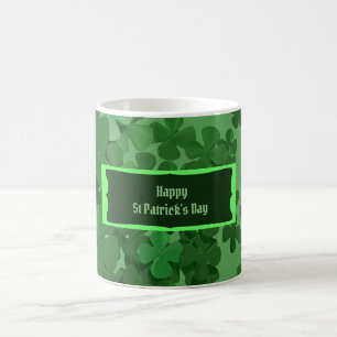 St. Patrick's Day  vierledige klaver Koffiemok
