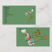 St. Patrick's Day Visitekaartje (Voorkant / Achterkant)