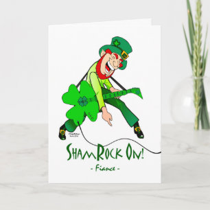 St. Patrick's Day voor een Rock Star verloofde, gi Kaart