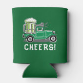 St Patrick's Day  Vrachtwagen Groen Bier Blikjeskoeler (Achterkant)