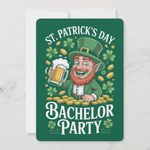 St. Patrick's Day vrijgezellenfeest kaart