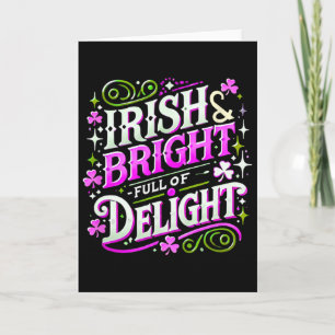 St Patricks Day Vrouwen Klaverheilige Patricks Dag Kaart
