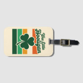 St Patricks Day We Little Hooligan Grappig Bagagelabel (Voorkant (horizontaal))