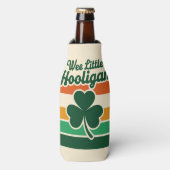 St Patricks Day We Little Hooligan Grappig Flesjeskoeler (Fles Voorkant)