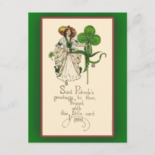 St. Patrick's Day Wenskaarten Briefkaart (Voorkant)