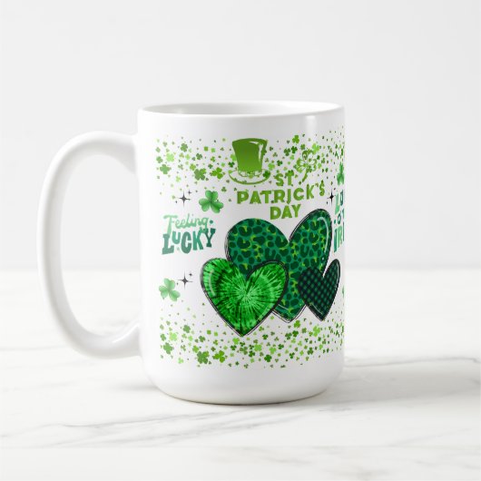 St. Patrick's Day wenst keramische Mok (Links)