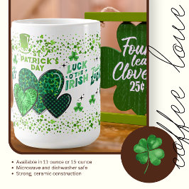 St. Patrick's Day wenst keramische Mok