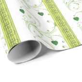 St. Patrick's Day Wrapping Paper Clover Cadeaupapier (Rol Hoek)