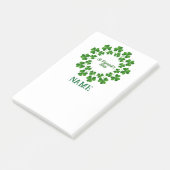 St Patrick's Day Wreath Thunder_Cove Post-it® Notes (Schuin)