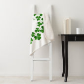 St Patrick's Day Wreath Thunder_Cove Sherpa Deken (In situ)