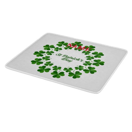 St Patrick's Day Wreath Thunder_Cove Snijplank (Hoek)