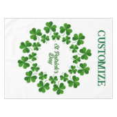 St Patrick's Day Wreath Thunder_Cove Tafelkleed (Voorkant (Horizontaal))