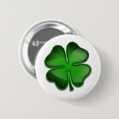 St. Patrick's Day Zing Ronde Button 5,7 Cm (Voorkant /achterkant)