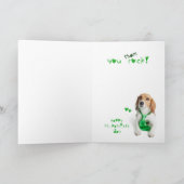 St Patricks de Brak van het Kind van Pawsome van Kaart (Binnen)