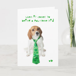 St Patricks de Brak van het Kind van Pawsome van Kaart
