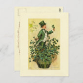 St. Patrick's dragen van het groen Briefkaart (Voorkant / Achterkant)