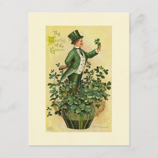 St. Patrick's dragen van het groen Briefkaart (Voorkant)