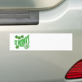 St Patrick's, drink als een leprechun Bumpersticker (Op auto)