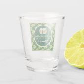 St. Patrick's Drink Team Clover Pattern Shot Glas (Achterkant)