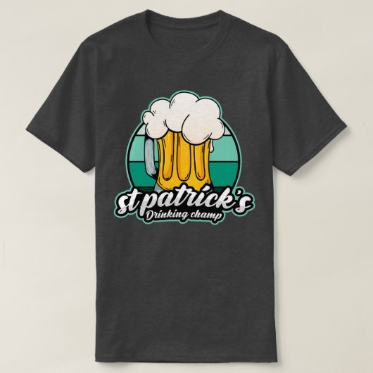 St Patricks Drinking Champ Funny St Patricks day T-shirt (Design voorkant)