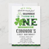 St. Patrick's eerste verjaardag Kaart (Voorkant)