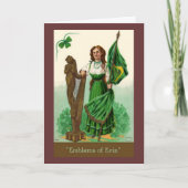 St. Patrick's Emblemen van Erin Kaart (Voorkant)